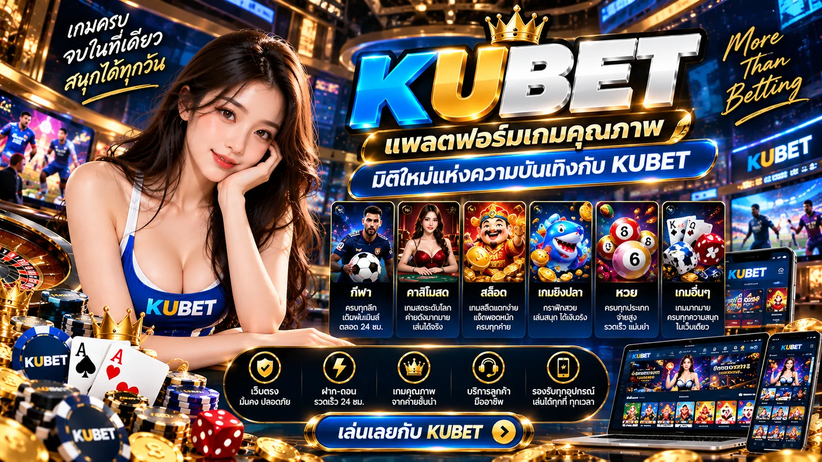 kubet แพลตฟอร์มเกมคุณภาพ มิติใหม่แห่งความบันเทิงกับ KUBET